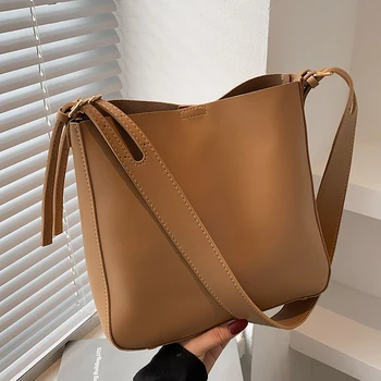 PU кожа жени чанти кофа чанти високо качество дами голяма пазарска чанта crossbody за жени мода женски рамо пратеник чанта