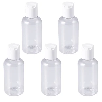 15pcs Бутилки за пътуване за многократна употреба Празни бутилки за пътуване Контейнери за шампоан лосиони за тяло 75ml