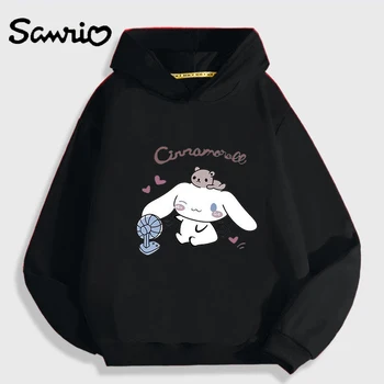 Аниме Sanrio Cinnamoroll палто жена яке възрастни деца хлабав спорт бейзбол униформа комплект Kawaii родител-дете дрехи