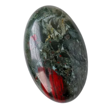 естествен червен кървав камък Африкански горещ компрес камък Лечебен кристал енергия пръст играчка Начало занаяти декорация подаръци
