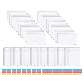 40 броя папка скрапбук хартия съхранение ясно хартия съхранение организатор с раздели за провеждане на скрапбук хартия картон