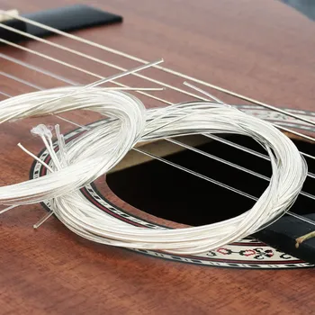 акустична китара струни китара найлон замяна комплект от 6pcs струни protable надежден полезен duable горещо гореща продажба нов