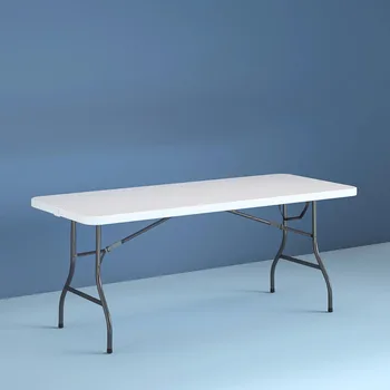 Cosco 8 Foot Centerfold сгъваема маса, сгъваема маса, външно бюро, къмпинг маса