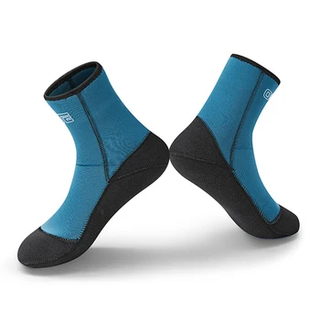 Нови 5MM неопренови чорапи за гмуркане Възрастни нехлъзгащи се плажни чорапи Подводен лов Чорапи против пункция Сърф Топли чорапи за гмуркане