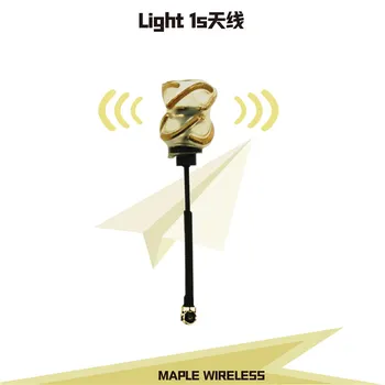 Maple безжична светлина 1S 5.8G кръгова поляризация близалка антена 2dBi RHCP IPEX за Acrobee Mobula7 1S FPV Tinywhoop Drone