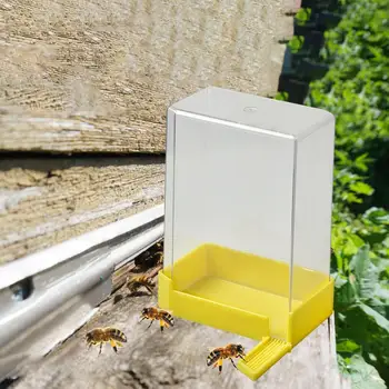 Устройство за пиене на пчели Пчеларско оборудване Хранилка за мед Професионална преносима хранилка за пчелна вода за открито навън