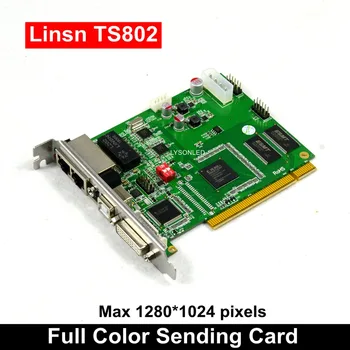  конкурентна цена LED система за управление на дисплея LINSN TS802D пълноцветна изпращаща карта