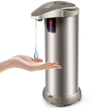 Безконтактен дозатор за сапун без ръце водоустойчив бърз дозатор за бактериостаза за домашна баня душ консумативи