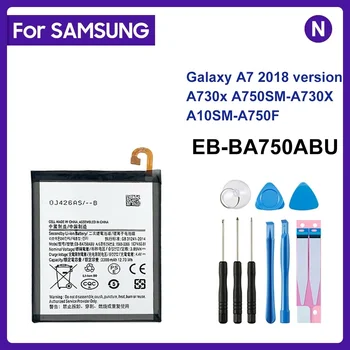 За SAMSUNG EB-BA750ABU 3400mAh батерия за SAMSUNG Galaxy A7 2018 версия A730x A750 SM-A730x A10 SM-A750F