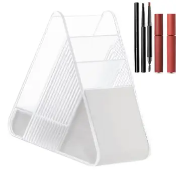 Triangle контейнер за съхранение на грим Контейнер за съхранение на бюро за бюро Аксесоари за козметика Канцеларски материали Канцеларски молив