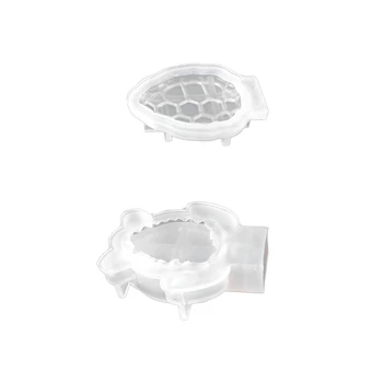 Силиконова морска костенурка кутия за съхранение мухъл бижута дрънкулка кутия мухъл годни за епоксидна смола бижута бонбони контейнер