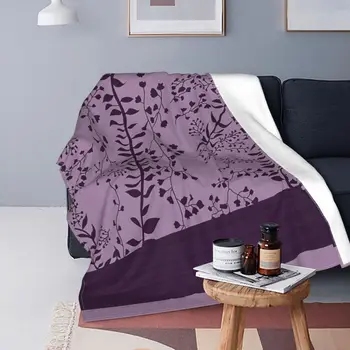 Утешител Комплект Purples Cool - Версия Twilight Saga Fanart Blanket Flannel Lightweight Throw Blanket Sofa Throw For Couch Quilt