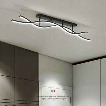 Модерни LED таванни лампи за хол коридор пътека ресторант прост таван полилей дома декор осветителни тела