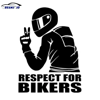 Кола стикер уважение за колоездачи Авто стикери смешно мотоциклет кола стайлинг на кола