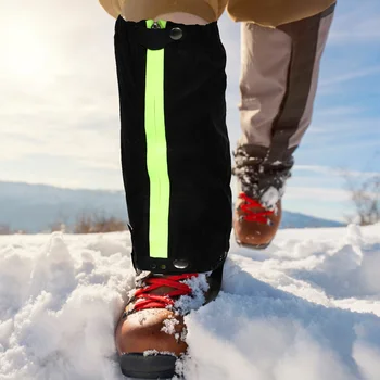 Leg гети за туризъм водоустойчиви обувки гети с цип за мъже&- регулируеми сняг обувка туризъм гети за, ски, туризъм,