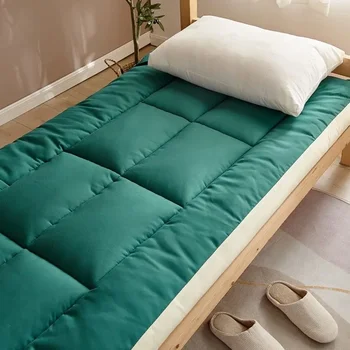 Сгъваем татами матрак удебелен зимен/летен спален мат за общежитие легло етаж ватирани подложка двустранен матрак