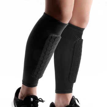 1 Pc теле компресия крак ръкав бягане спортни Колоездене чорапи крак нагреватели мъже жени футбол чорап протектор Shin Guard