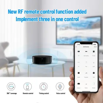 Tuya Universal WiFi IR дистанционно управление, Smartlife APP дистанционно управление Smart Home Automation Работа за дома, Alexa