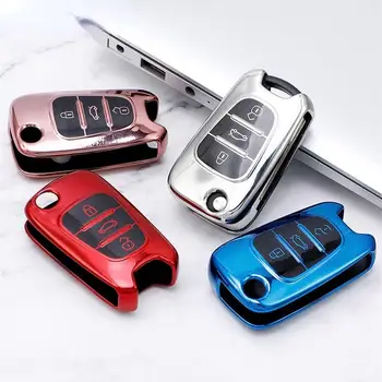 Стикер за кола Автоматичен ключ Калъф за аксесоари за отдалечени черупки за Hyundai I30 IX35 Avante за Kia K2 K5 Sportage Sorento Car Styling