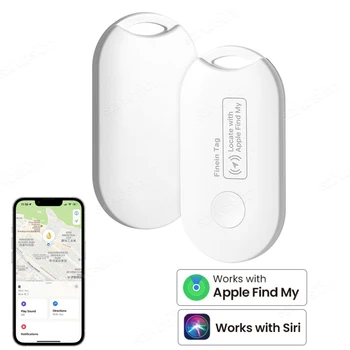 Мини GPS тракер за Apple Намерете моето приложение Устройство за проследяване на умни етикетчета Bluetooth-съвместим Finder за IOS системни ключове Чанти за портфейли