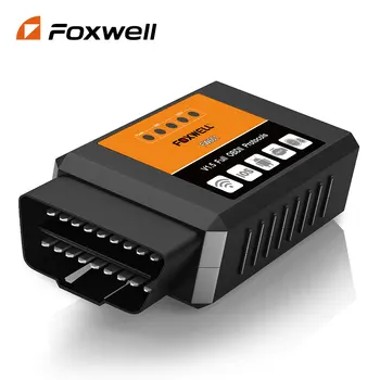 FOXWELL FW601 Универсален OBD2 WIFI ELM327 V 1.5 PIC18F25K80 скенер за Android / IOS ODB2 OBD2 четец на кодове Инструмент за сканиране на автомобили ELM327