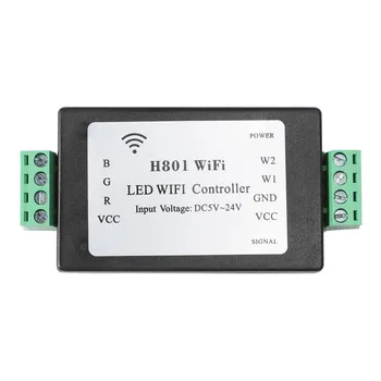 H801 RGBW LED WIFI контролер LED RGB контролер DC5-24V вход за 5050 2835 3528 SMD LED лента лента