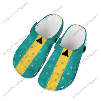 Бахамско знаме Начало Запушвания Персонализирани водни обувки Мъжки Дамски Тийнейджър Бахамски Обувки Градина Запушване Дишаща плажна дупка Чехли