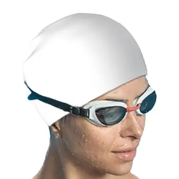 Шапки за плуване за възрастни Водоустойчива шапка за плуване Шапки за къпане Неплъзгаща се гъвкава шапка за плуване за дълга и къса коса