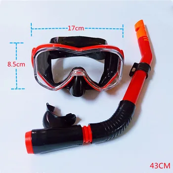 Oulylan Комплект Силиконова пола за възрастни Очила Очила Маски за гмуркане Гмуркане с шнорхел Професионална маска за гмуркане за плуване