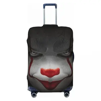 Персонализирана Хелоуин зъл клоун багаж покритие мода ужас филм характер куфар протектор покрива костюм за 18-32 инча